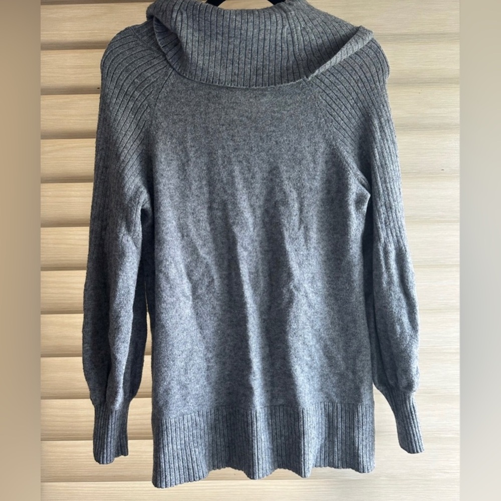 Anthropologie BUNDLE Orange and Grey Turtleneck Sweaters Size Medium - Picture 2 of 13